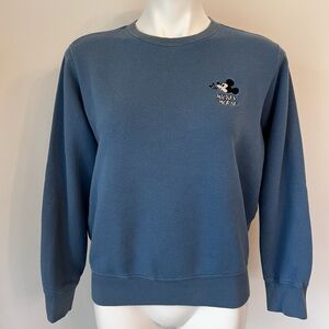 Uniqlo Blue Mickey Mouse Sweatshirt